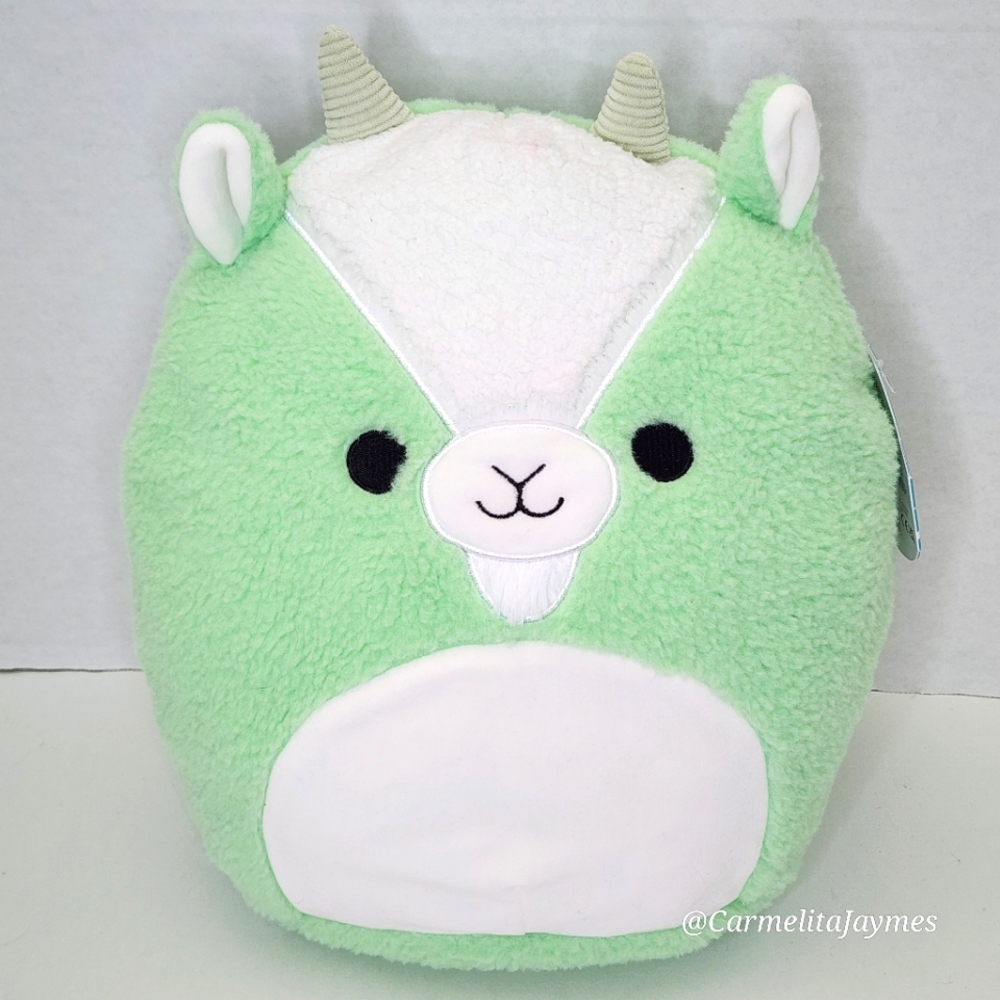 PALMER 🐐 Mint Green Goat FuzzAMallow Original Squishmallow by Kelly Toy ☆ NWT ☆
